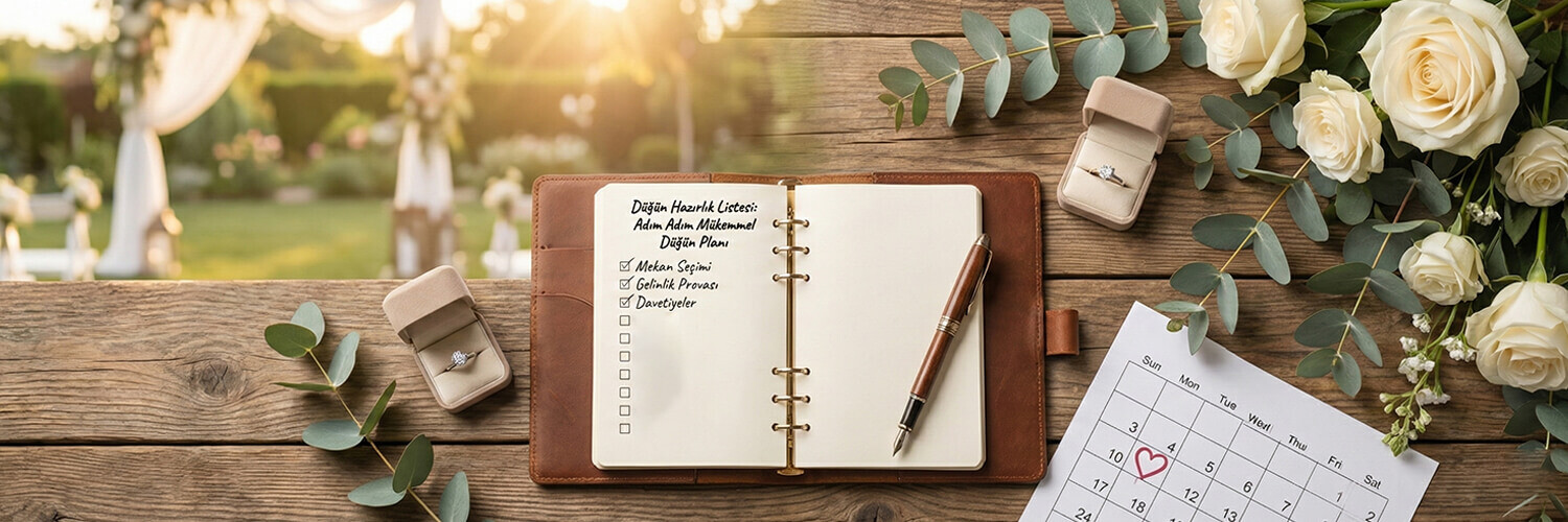 Düğün Hazırlık Listesi: Adım Adım Mükemmel Düğün Planı