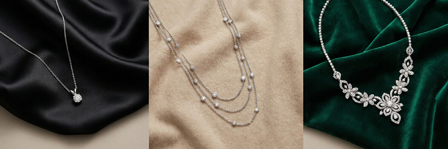 Kıyafetlerinizin Tamamlayıcısı Pırlanta Kolyeler